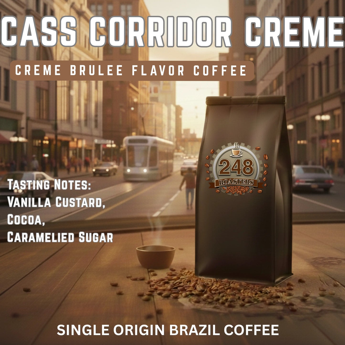 Cass Corridor Creme | Vanilla & Caramelized Sugar Medium Roast
