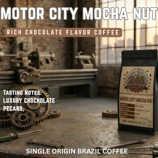 Motor City Mocha Nut | Chocolate & Buttery Pecan Medium Roast