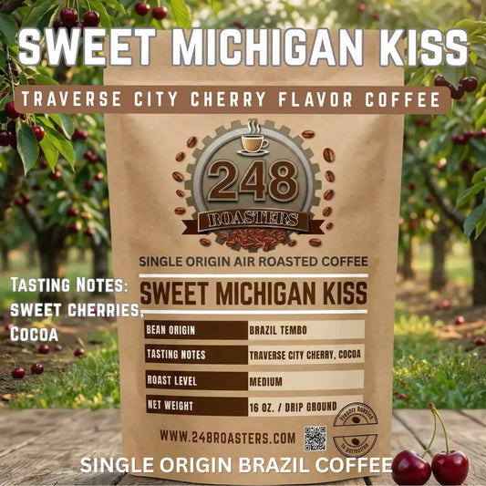 Sweet Michigan Kiss | Traverse City Cherry Medium Roast Coffee