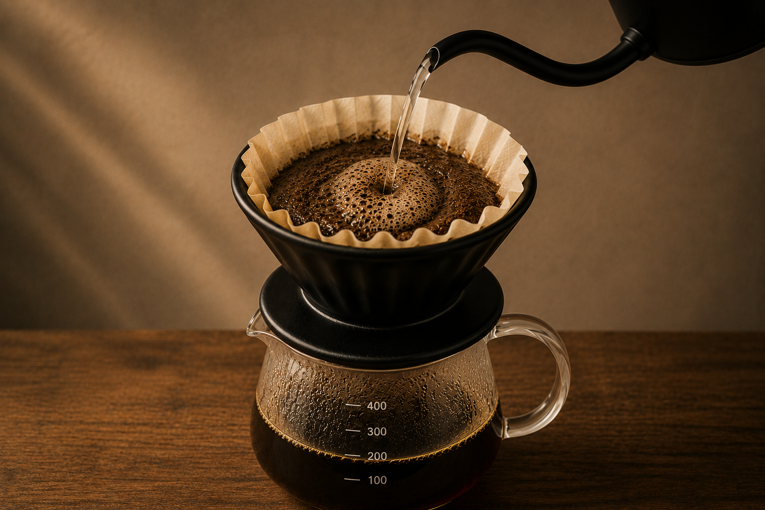 Pour over coffee